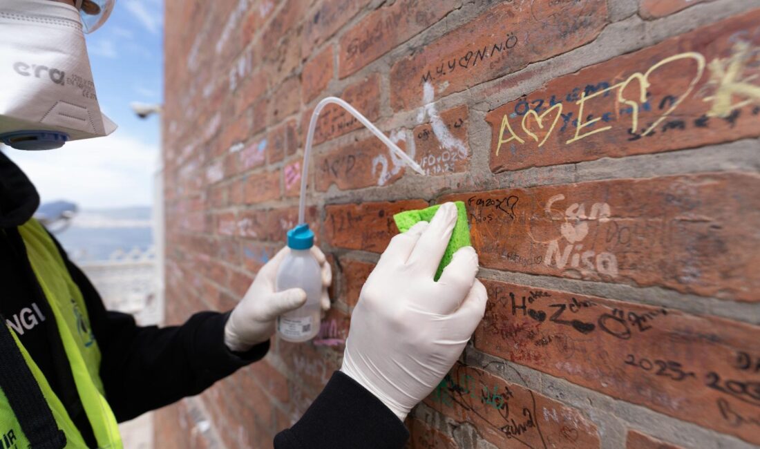 İzmir Büyükşehir Belediyesi, Tarihi Asansör’de vandalizmle mücadele kapsamında kapsamlı bir