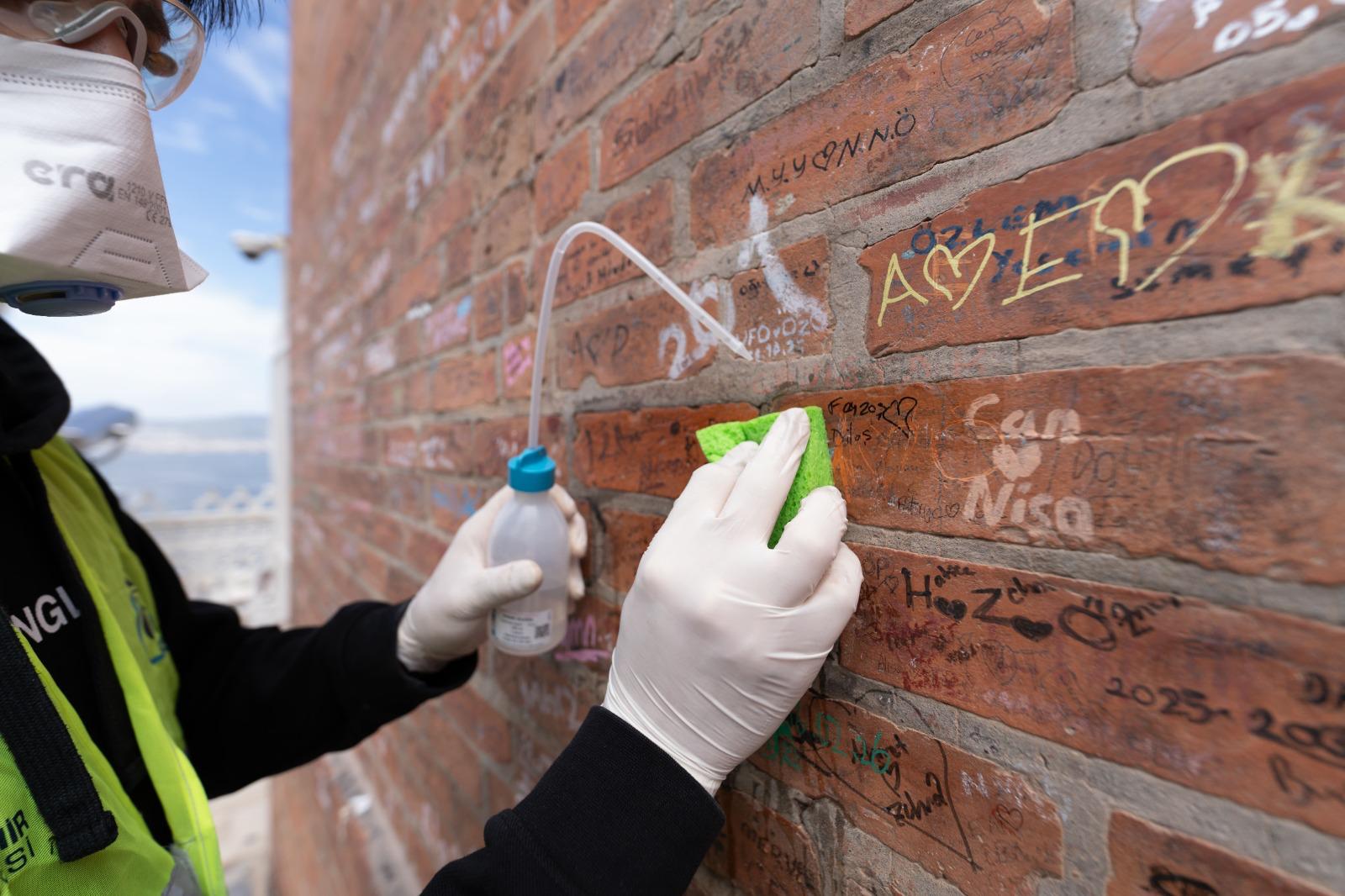 İzmir Büyükşehir Belediyesi, Tarihi Asansör’de vandalizmle mücadele kapsamında kapsamlı bir