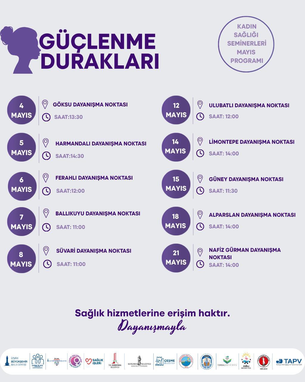 İzmir’de kadın sağlığı seminerleri: 30 ilçede eğitim atağı!