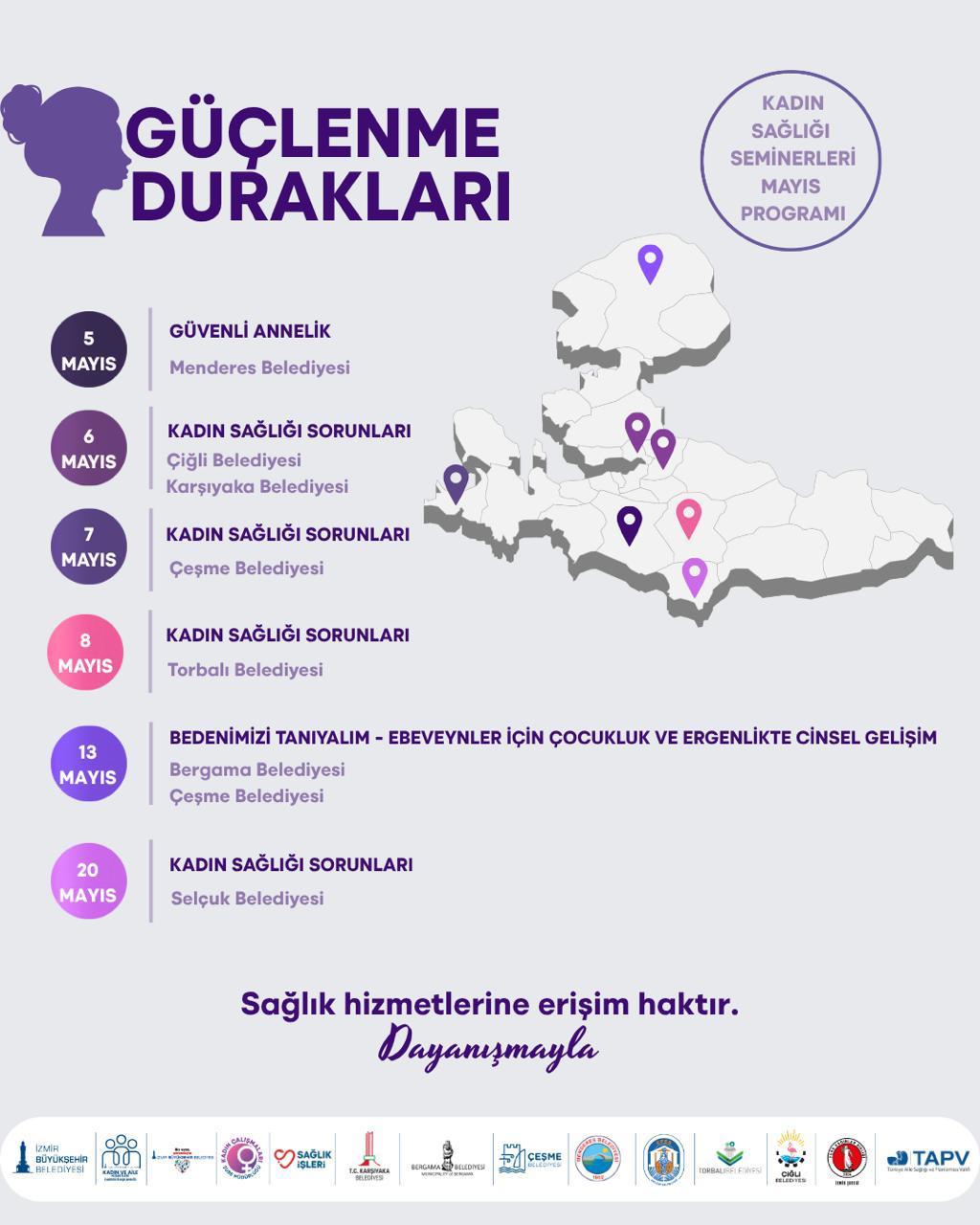 İzmir’de kadın sağlığı seminerleri: 30 ilçede eğitim atağı!