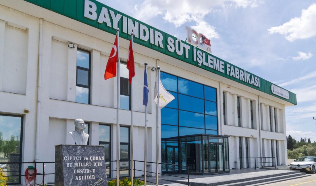İzmir Büyükşehir Belediyesi çatısı altındaki 100’üncü Yıl Bayındır Süt İşleme