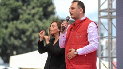 CHP Genel Başkanı Özgür Özel’in İzmir temaslarındaki ikinci durağı Bornova’da,