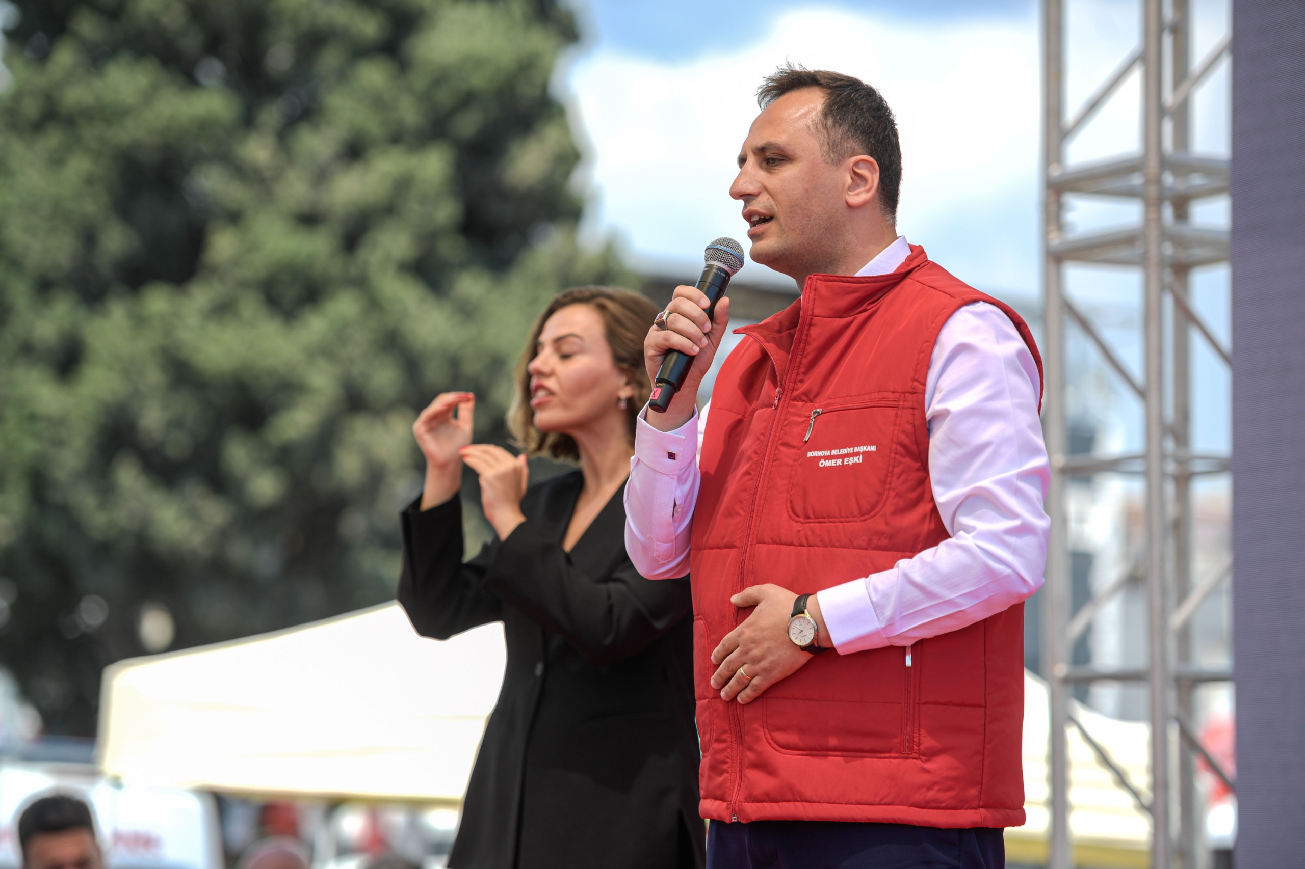 CHP Genel Başkanı Özgür Özel’in İzmir temaslarındaki ikinci durağı Bornova’da,
