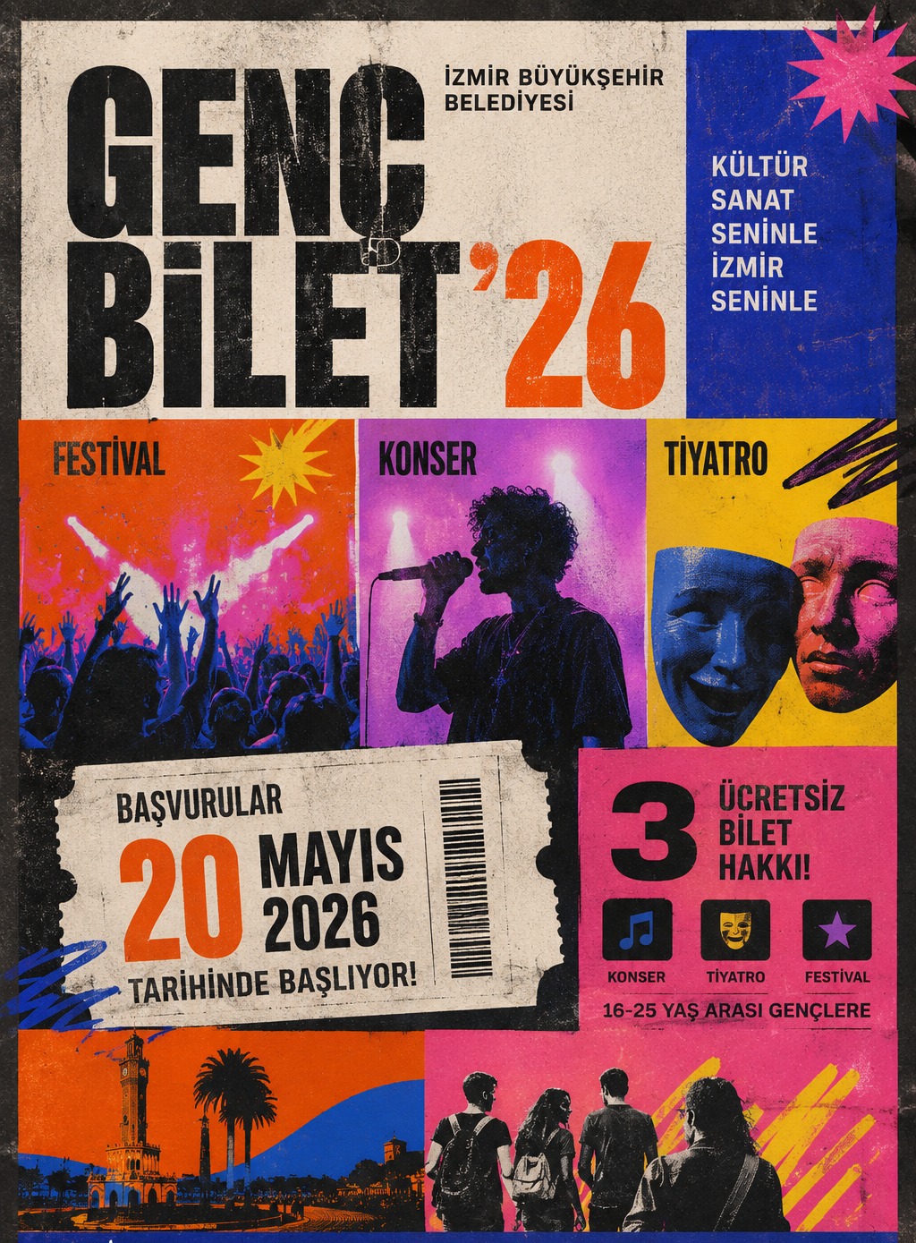 İzmirli gençlere müjde: Genç Bilet başvuruları başladı
