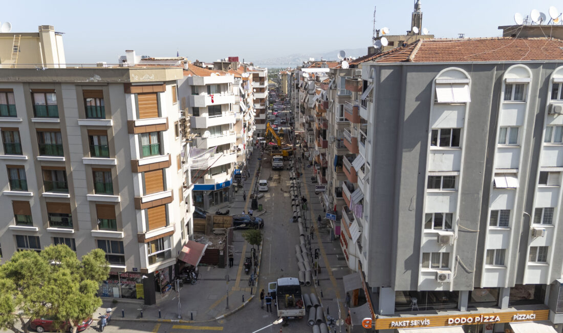 İzmir Büyükşehir Belediyesi İZSU Genel Müdürlüğü, Balçova’da yoğun yağışlarda yaşanan