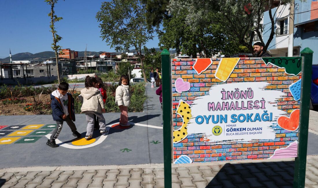 İnönü Mahallesi Oyun Sokağı hazır! Çeşit çeşit parkurlar, rengarenk zeminler