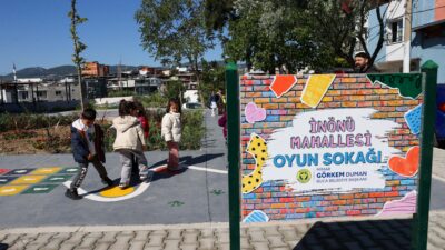 İnönü Mahallesi Oyun Sokağı hazır! Çeşit çeşit parkurlar, rengarenk zeminler