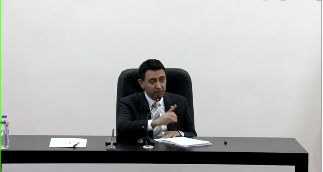 Bayraklı Belediye Meclisi Mayıs ayı olağan oturumuna, Belediye Başkanı İrfan
