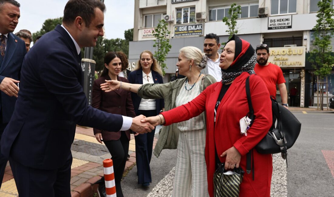 CHP İzmir İl Başkanı Çağatay Güç ve Muğla Milletvekili Gizem