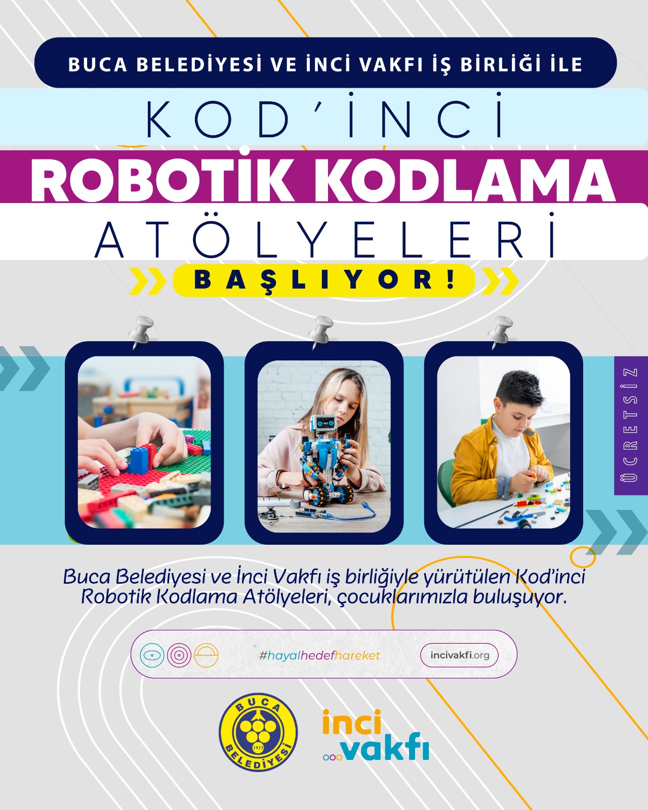 Buca’da çocuklar geleceği kodluyor: Robotik kodlama atölyelerinde yeni dönem başlıyor!