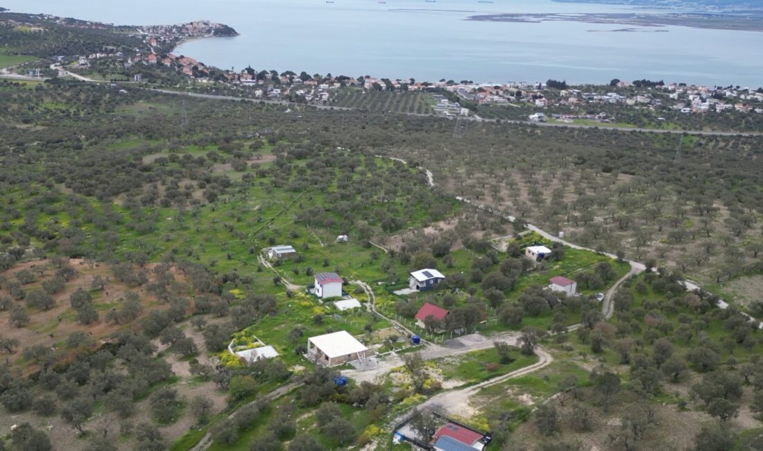 İzmir’in Aliağa ilçesinde yürütülen doğalgaz boru hattı projesi sırasında rastlanan