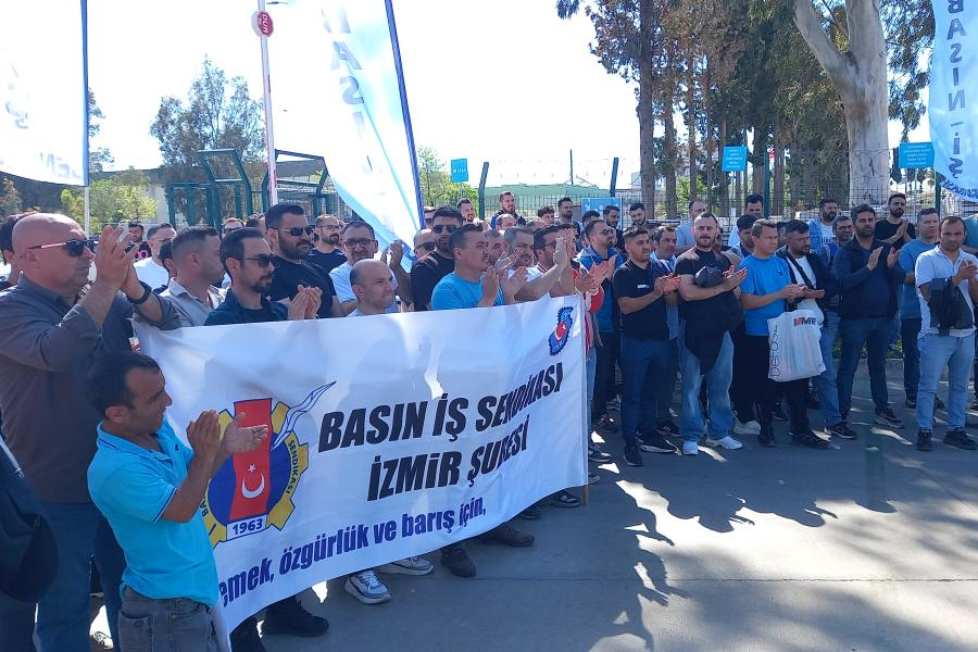 İzmir Çiğli Organize Sanayi Bölgesi’nde faaliyet gösteren Amcor fabrikasında, Toplu