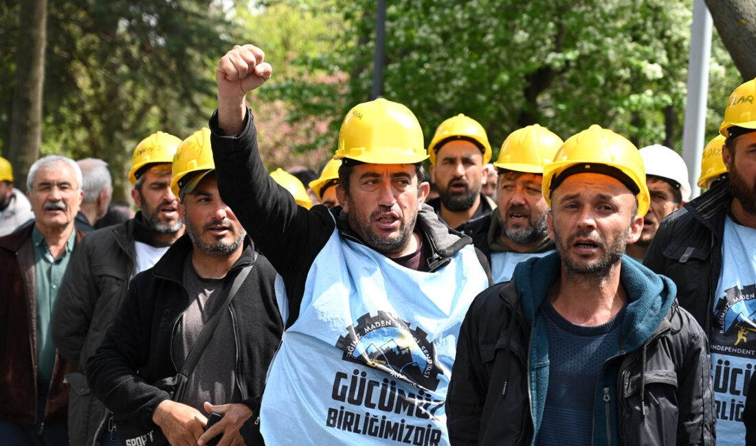 Alacaklarının ödeneceği taahhüdü üzerine Ankara eylemlerini sonlandıran Doruk Madencilik işçileri,