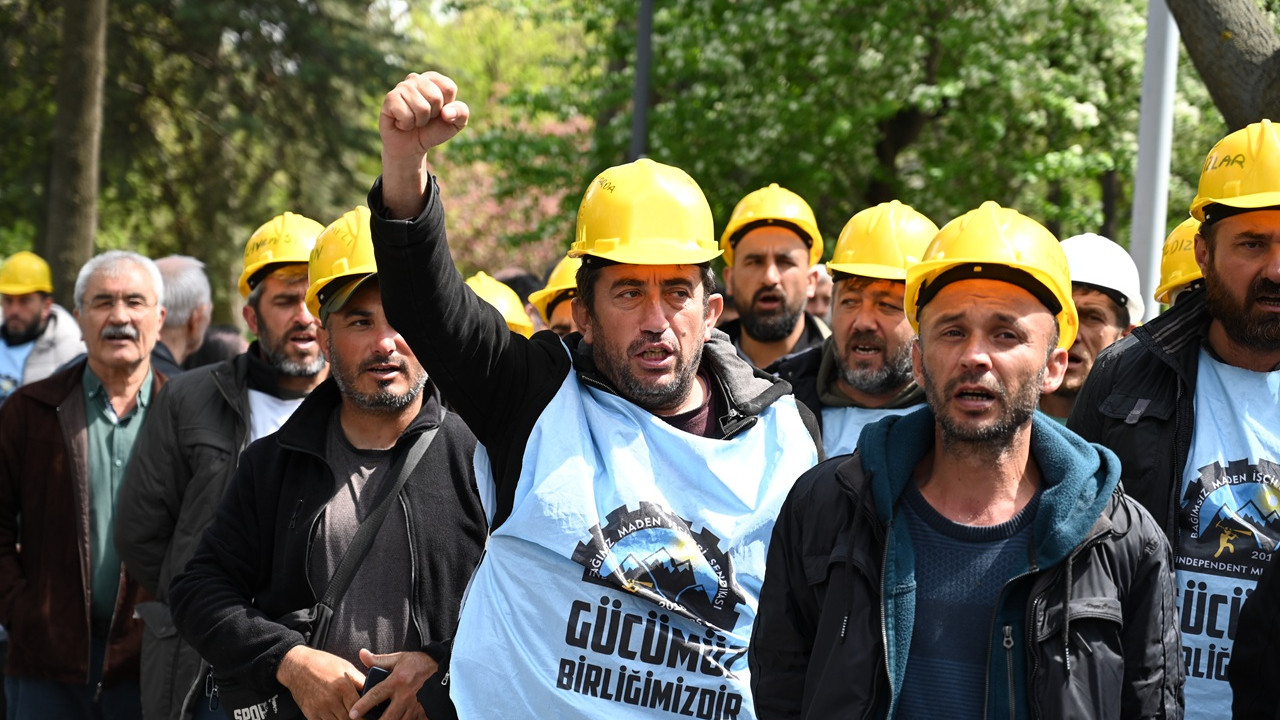 Doruk Madencilik işçilerinden 'sözünüzü tutun' eylemi