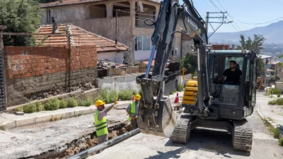İZSU Genel Müdürlüğü, Bayraklı’da 6 mahalleyi kapsayan 35 kilometrelik içme