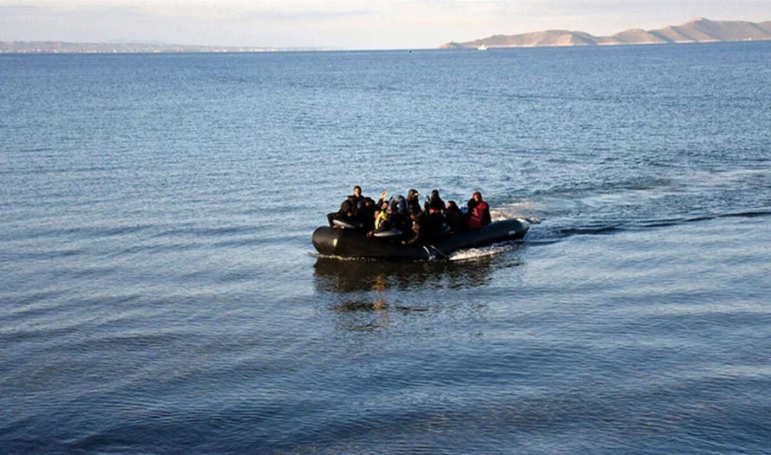 İzmir’in Çeşme ilçesi açıklarında, yasa dışı yollarla yurt dışına çıkmaya