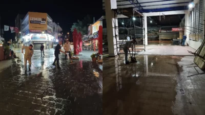 Kurban Bayramı öncesinde Çiğli’de hummalı bir temizlik seferberliği yaşandı. Çiğli