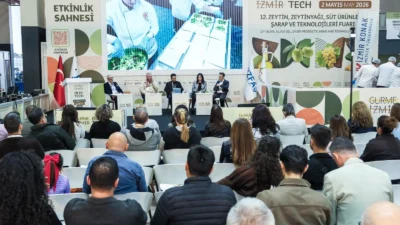 İzmir’de düzenlenen Gurme İzmir Olivtech Fuarı’na katılan bilim insanları, gıda