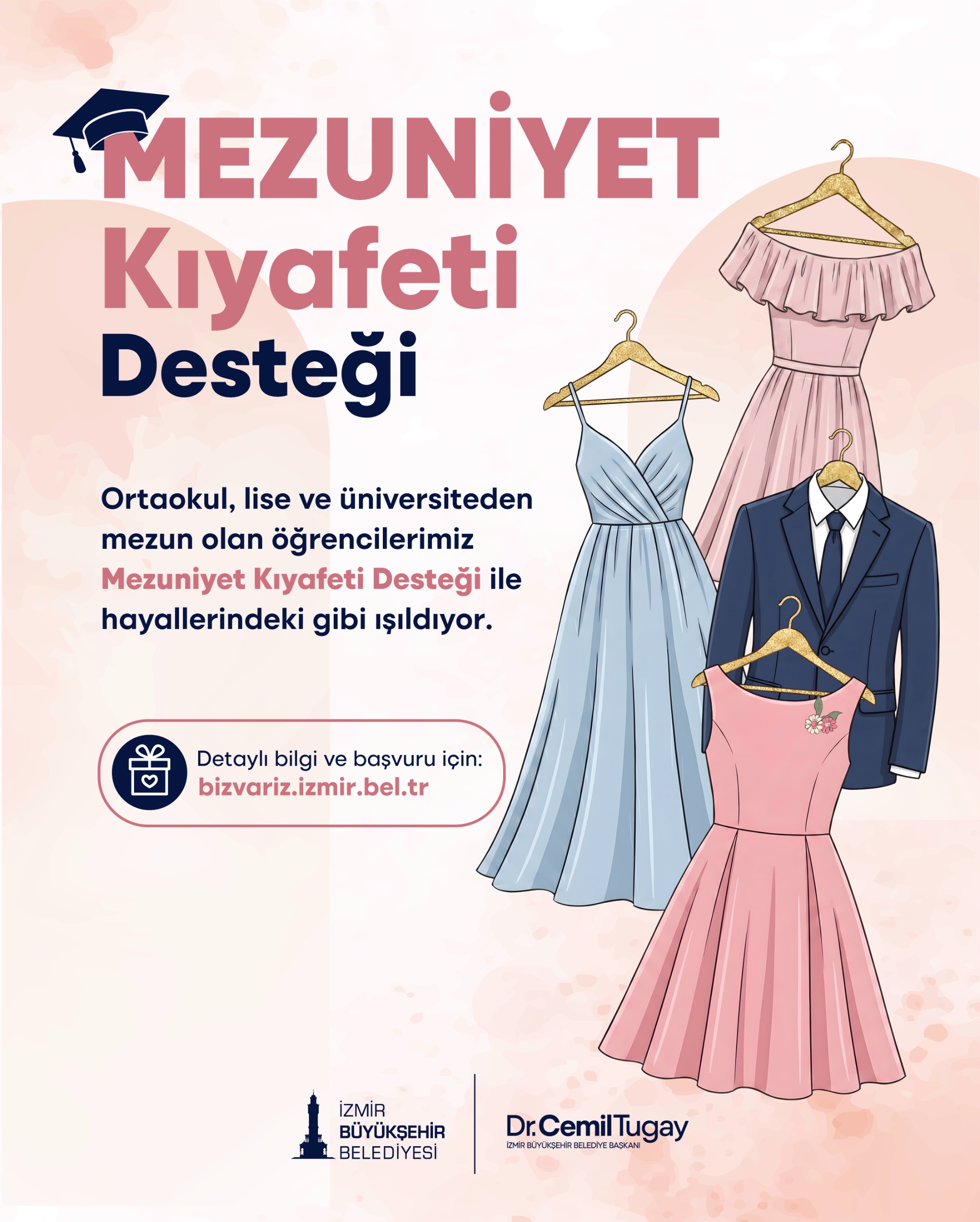 İzmirli gençlere ücretsiz kıyafet desteği: Gençlerin mezuniyet sevinci yarım kalmayacak