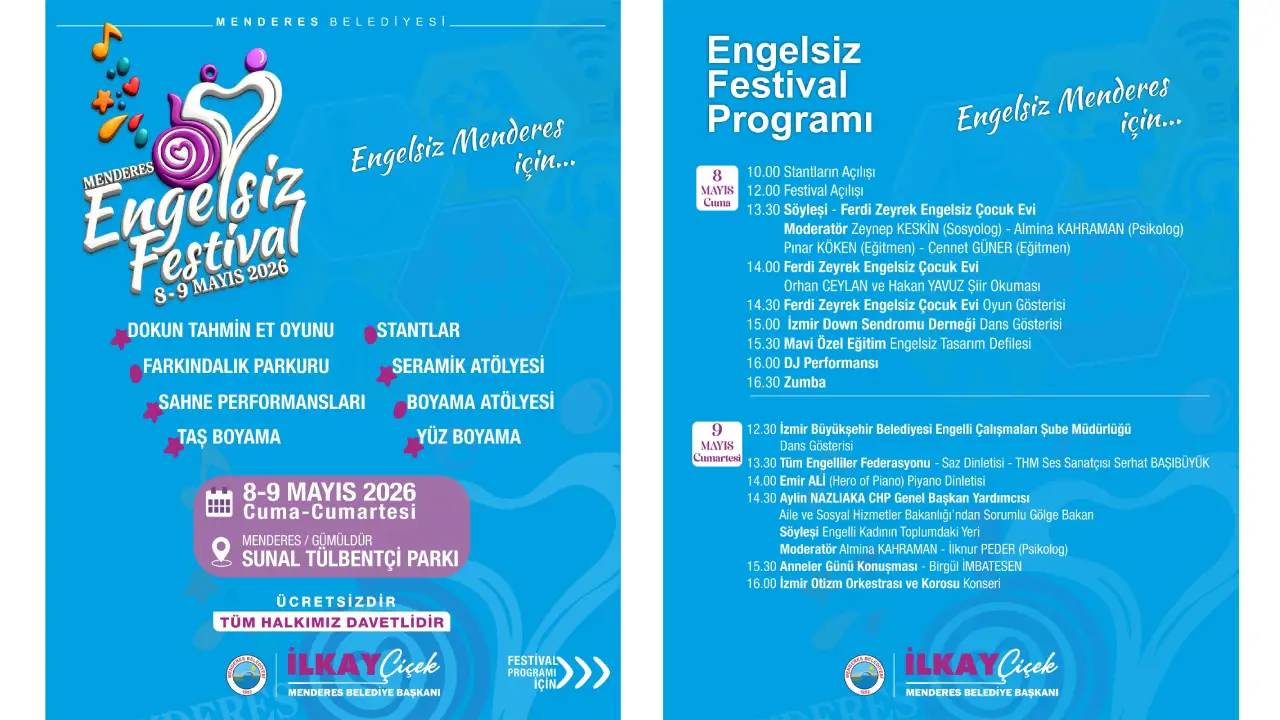 Menderes’te 'Kırmızı Bayraklı' festival: Gümüldür’de engelsiz buluşma!