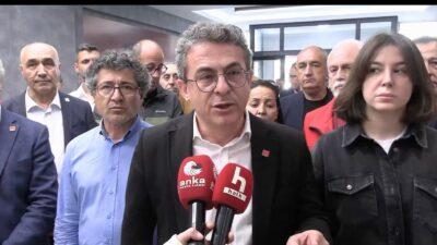 Genel merkez binasına yönelik polis müdahalesinin ardından açıklama yapan CHP