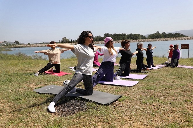 Menderes’in pilatesçilerinde bahar hareketliliği