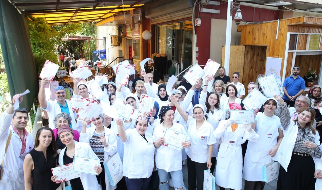 Çiğli Belediyesi’nin istihdam odaklı mesleki eğitim projeleri kapsamında hayata geçirilen