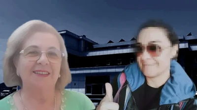 İzmir’in Torbalı ilçesinde, 73 yaşındaki Emine Dönmez’in şantiye alanında kolonya
