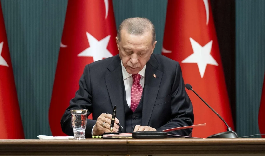 Cumhurbaşkanı ve AKP Genel Başkanı Recep Tayyip Erdoğan’ın imzasıyla yayımlanan