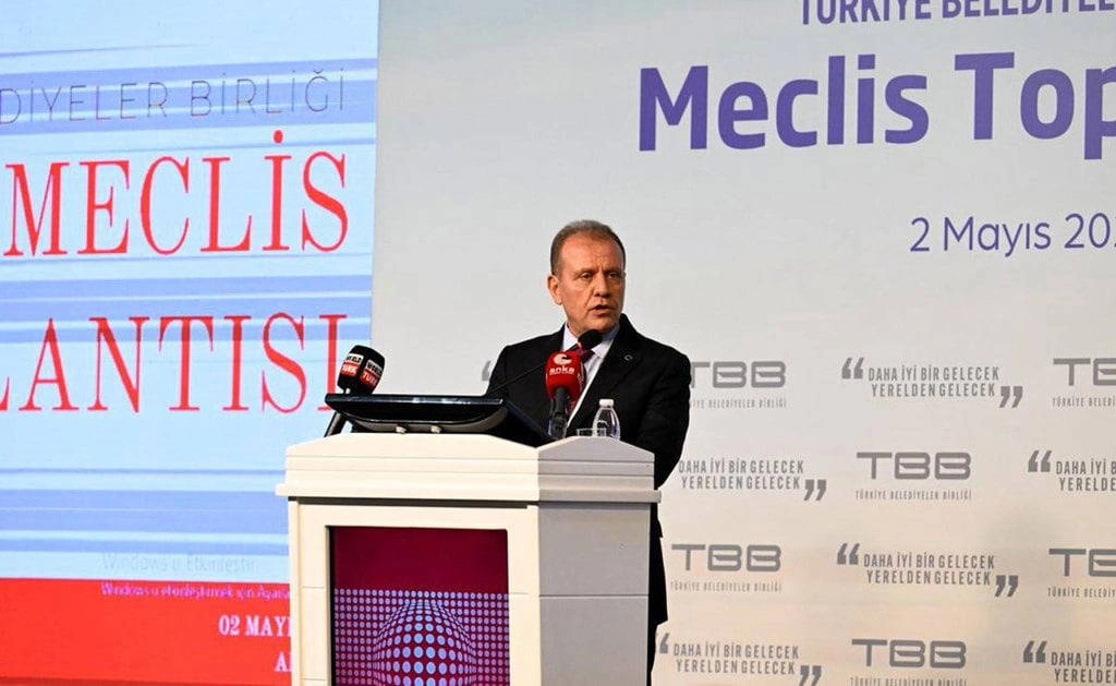 Türkiye Belediyeler Birliği'nin (TBB) yeni yönetimini belirlemek üzere Ankara'da toplanan