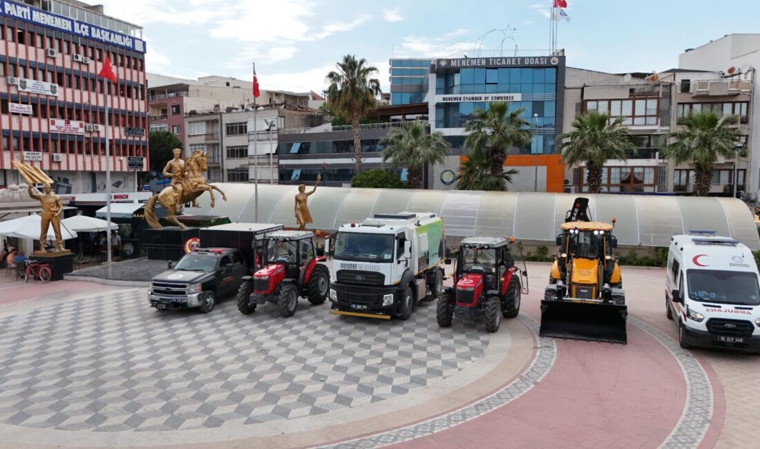 Menemen Belediye Başkanı Aydın Pehlivan’ın göreve gelmesiyle başlatılan araç modernizasyonu