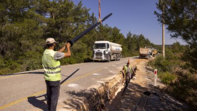 ZSU'nun Urla'da başlattığı dev bütçeli altyapı seferberliğini ve 40 kilometrelik