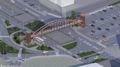 Akçay Caddesi'nde karşıdan karşıya geçme tehlikesi tarihe karışıyor! İzmir Büyükşehir