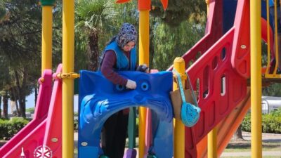 Temiz Park" etkinliği kapsamında çocuk oyun grupları, çocukların sağlığını korumak