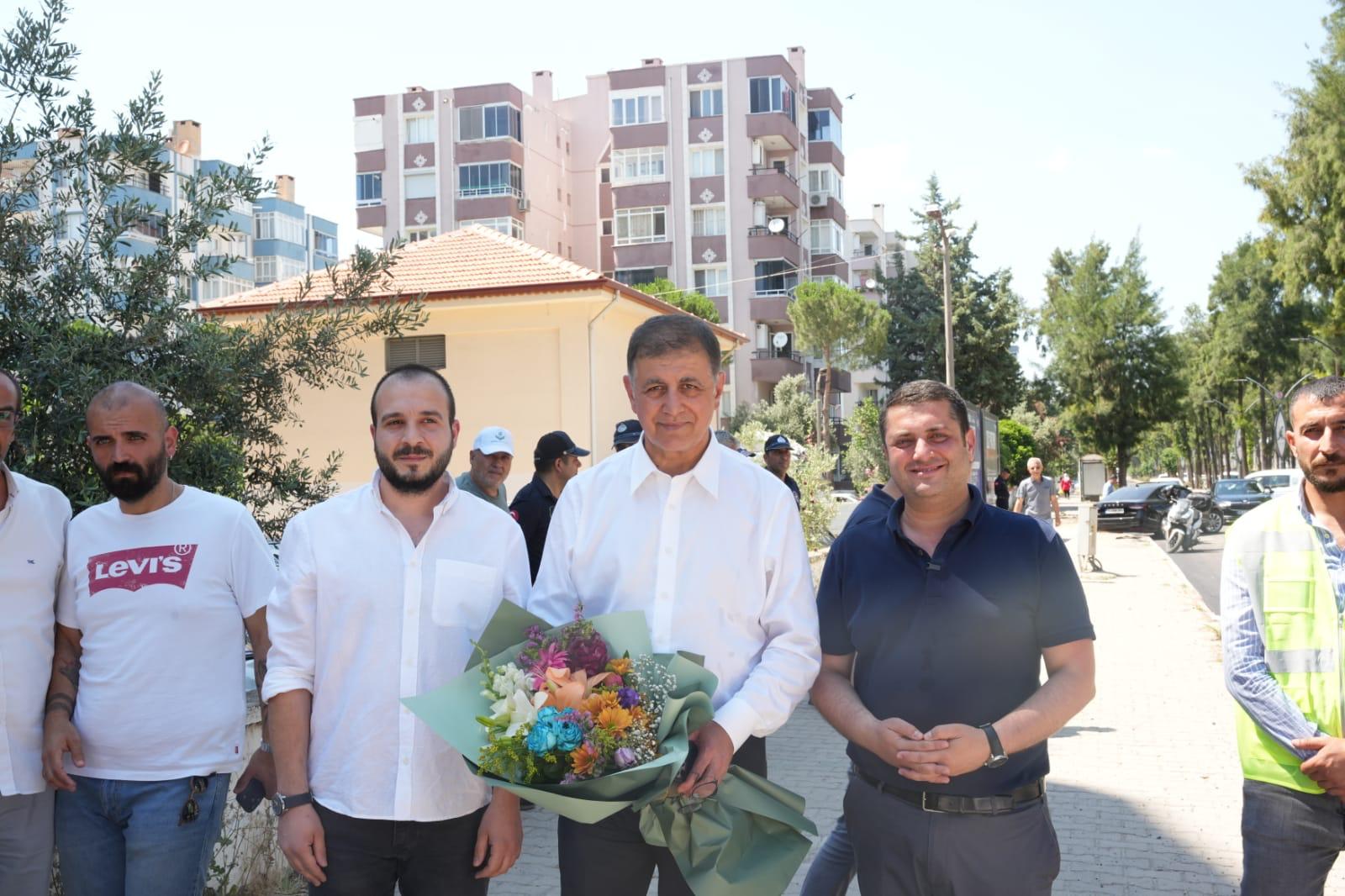 4 kilometrelik hat yenileniyor: Cemil Tugay sahaya indi