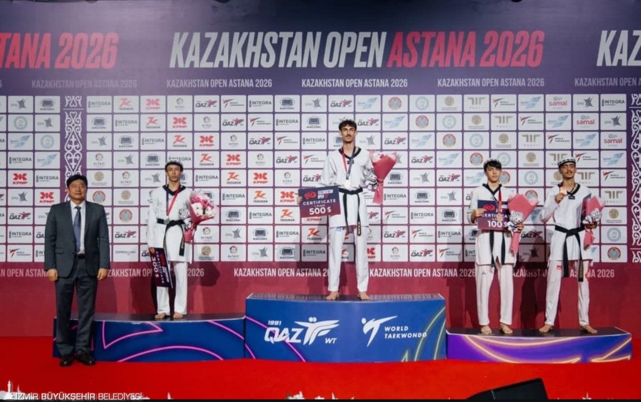 İzmir Büyükşehir Belediyesi Spor Kulübü tekvandocuları, Kazakistan Açık Taekwondo Turnuvası’nda