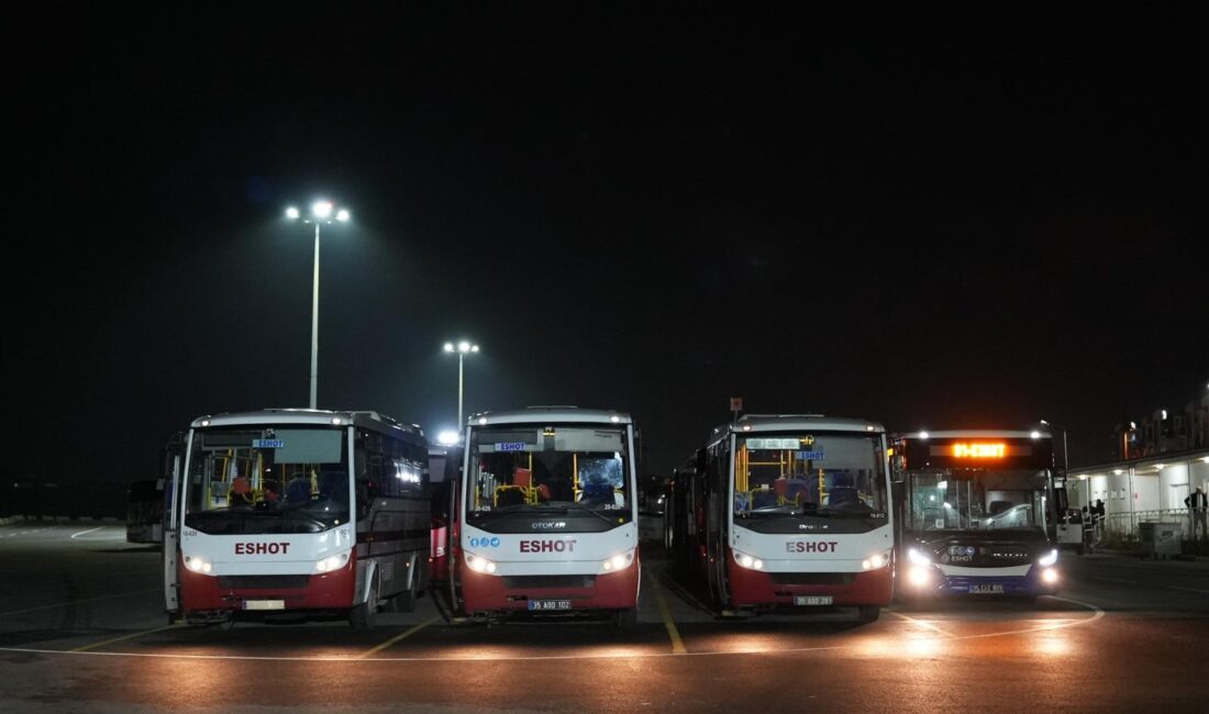 İzmir Büyükşehir Belediyesi ESHOT Genel Müdürlüğü, her gün yaklaşık 1