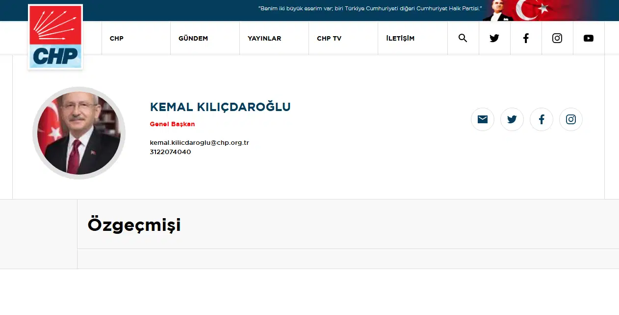CHP’nin resmi sitesi hacklendi: 'Hain Kemal' yazıldı