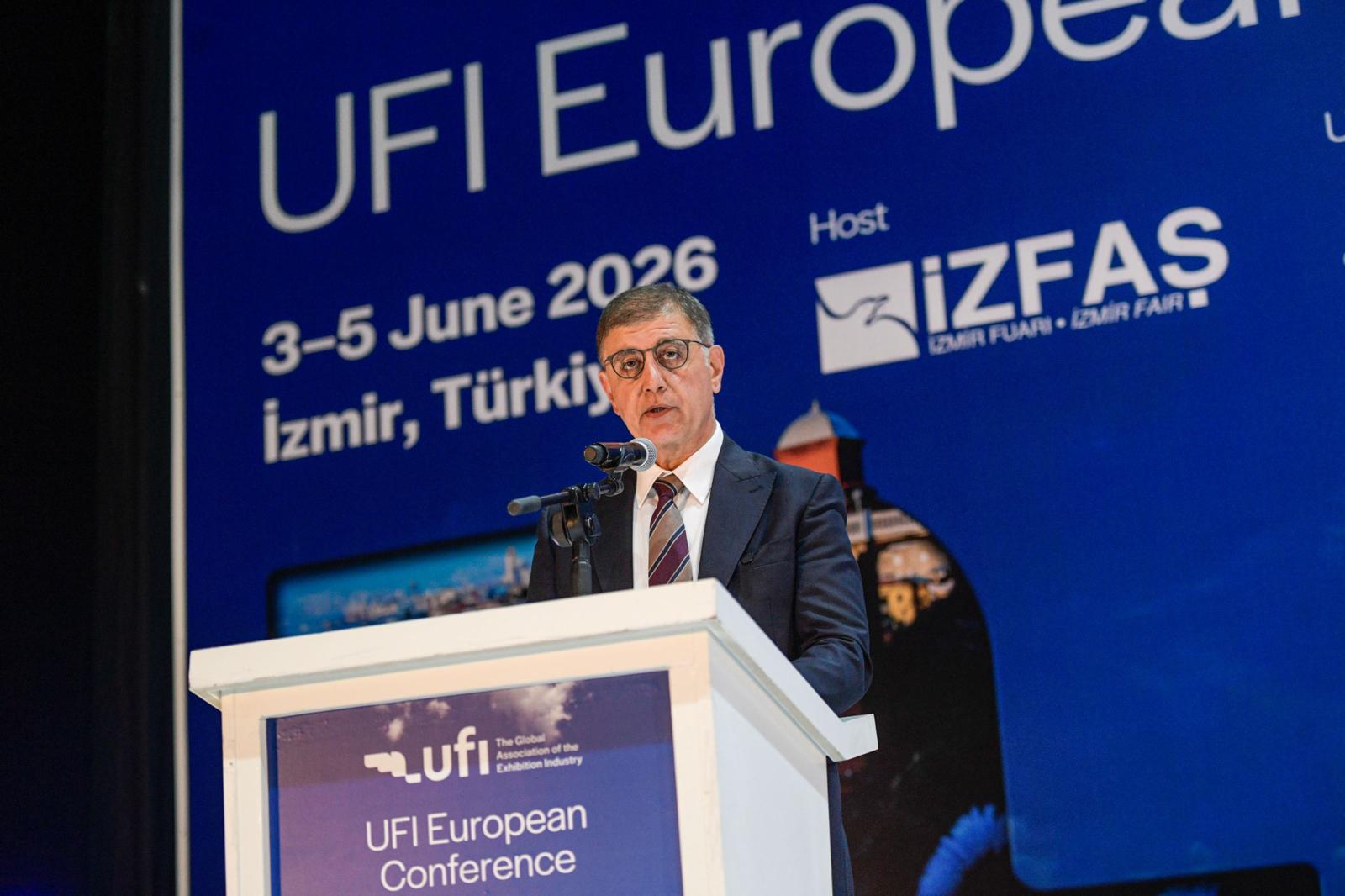 Başkan Tugay UFI Avrupa Konferansı’nda: 'Geleceği birlikte inşa edelim'