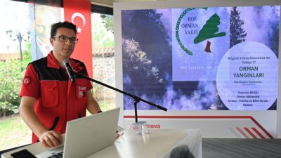 Bornova’da orman yangınlarının nedenleri ve çözüm yolları masaya yatırıldı. 