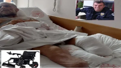 Şeker hastalığı nedeniyle iki bacağını kaybeden 75 yaşındaki Muzaffer Acar'ın