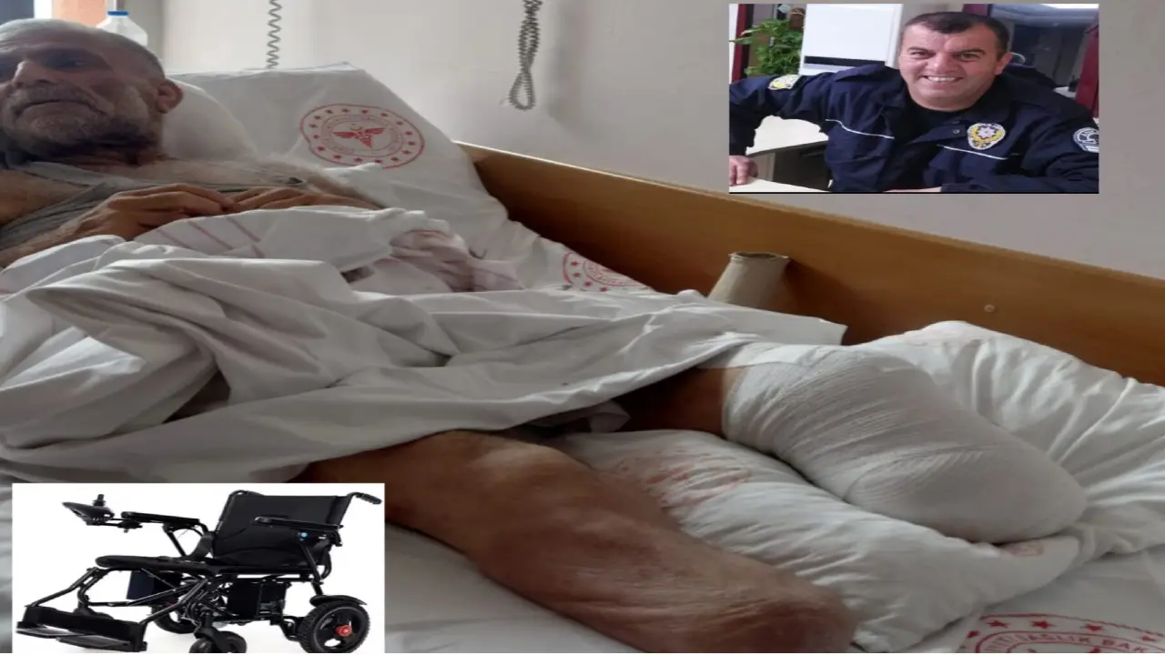 Şeker hastalığı nedeniyle iki bacağını kaybeden 75 yaşındaki Muzaffer Acar'ın