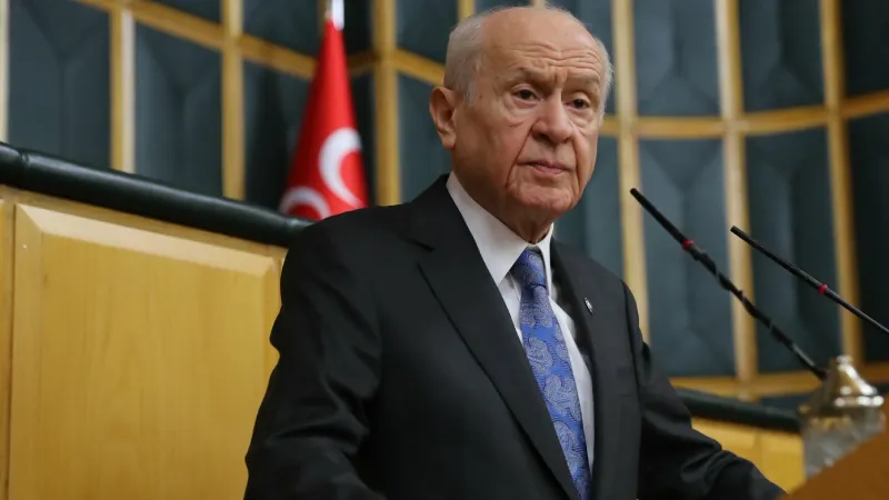MHP Genel Başkanı Devlet Bahçeli, partisinin grup toplantısında iç ve
