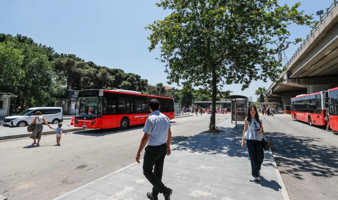 Zeminlerinden dijital panolarına kadar baştan aşağı yenilendi. Bornova Aktarma İstasyonu'ndaki