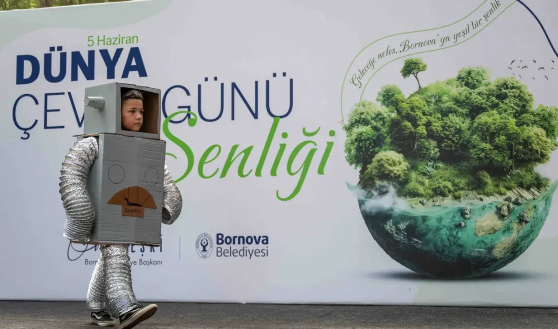 Bornova Belediyesi, 5 Haziran Dünya Çevre Günü kapsamında Büyükpark’ta çevre