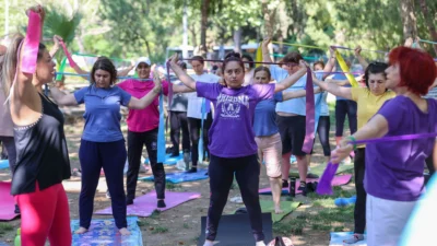 Buca Belediyesi'nin yaz aylarında da hız kesmeden devam ettirdiği spor