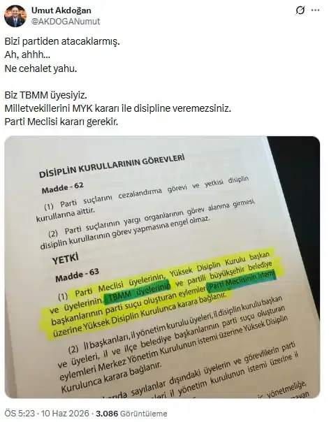 CHP’deki ihraç hamlesi: "MYK kararı ile disipline veremezsiniz"