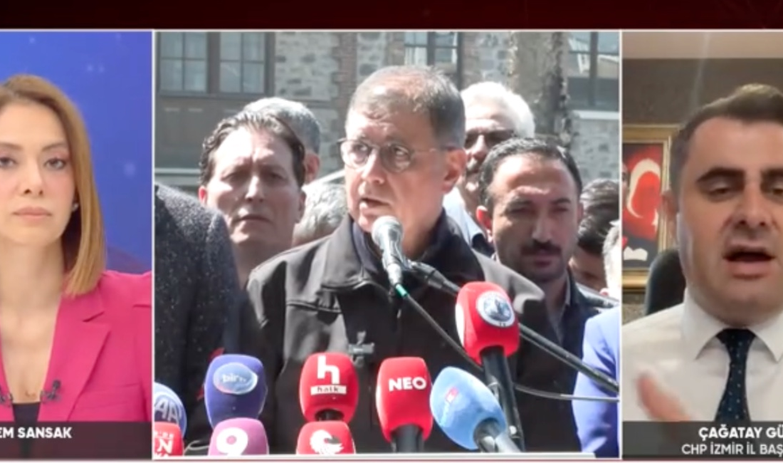 Görevden alınan CHP İzmir İl Başkanı Çağatay Güç, katıldığı canlı