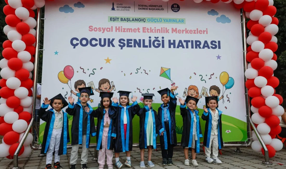 İzmir Büyükşehir Belediyesi Sosyal Hizmet Etkinlik Merkezlerinden hizmet alan çocuklar,