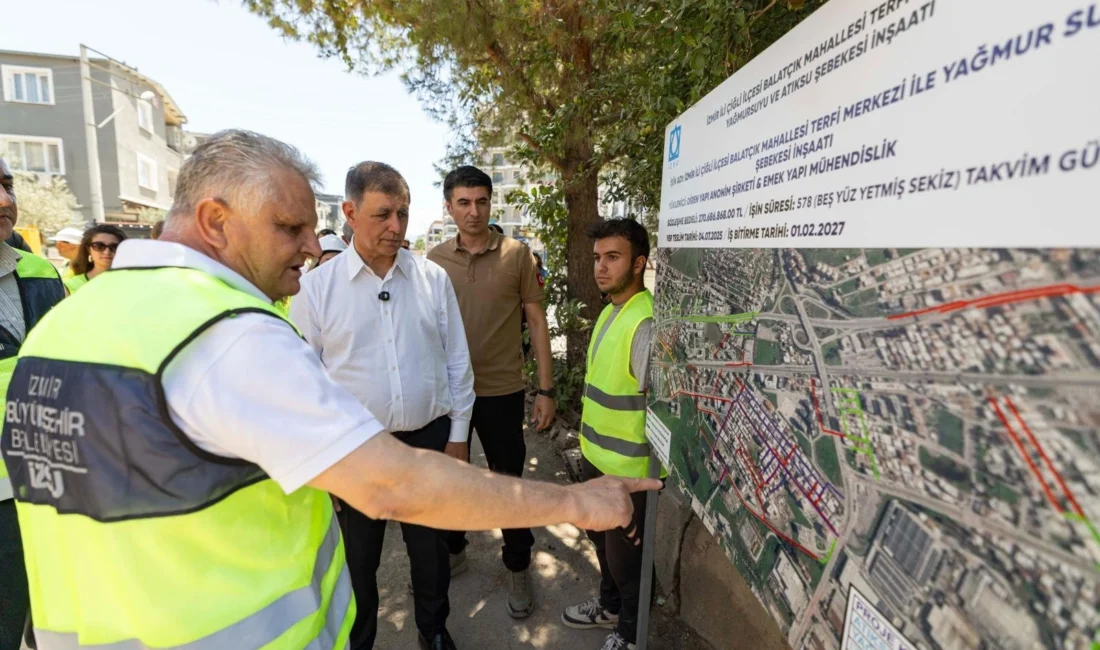İzmir Büyükşehir Belediye Başkanı Dr. Cemil Tugay, Çiğli Balatçık’ta kronikleşen